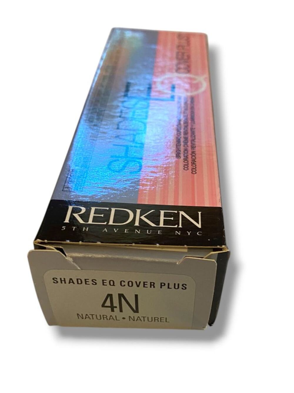 Redken New Shades EQ Cover Plus 2.1 oz 4N Natural Color Cream Brightening